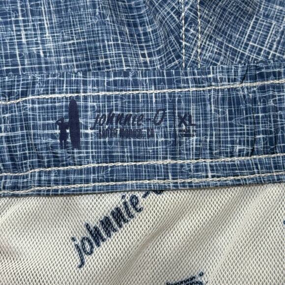 Johnnie-O Ariba Blue Lake Swim Trunks Size XL GUC Patterned - Picture 10 of 10